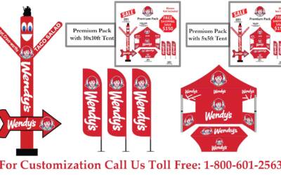 Wendy’s Advertising Inflatable Products