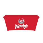 Wendy’s Advertising Stretch Table Cover - 6FT