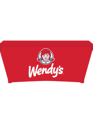 Wendy’s Advertising Stretch Table Cover - 6FT