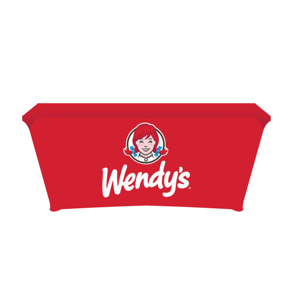 Wendy’s Advertising Stretch Table Cover - 6FT