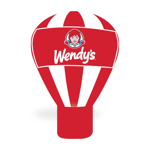 Wendy’s Giant Rooftop Advertising Balloon