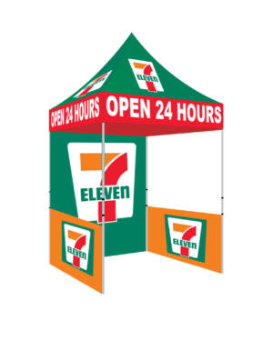 7-Eleven 5x5 Outdoor Advertising Canopy Tent