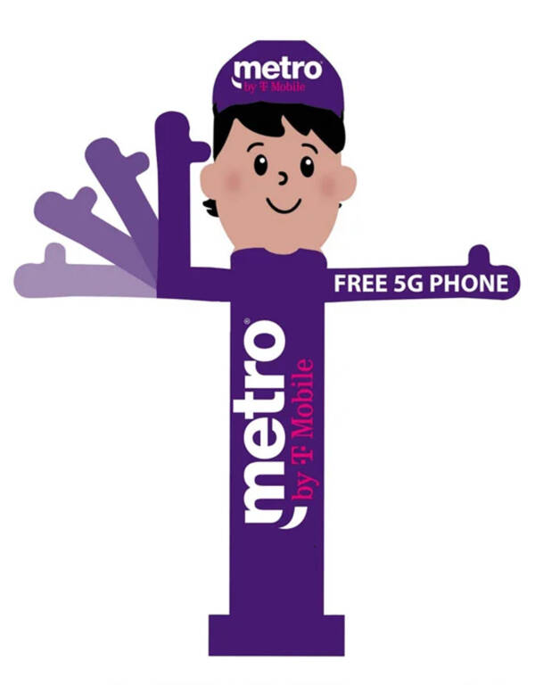 10ft Metro by T-Mobile Inflatable Waving Man