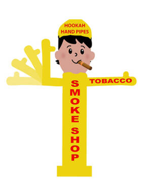 Smoke Shop Waving Man