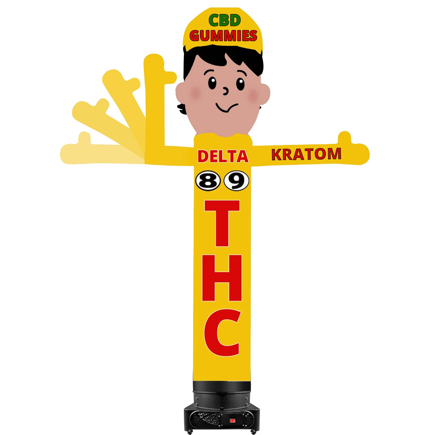 10ft Delta Waving Men Inflatable