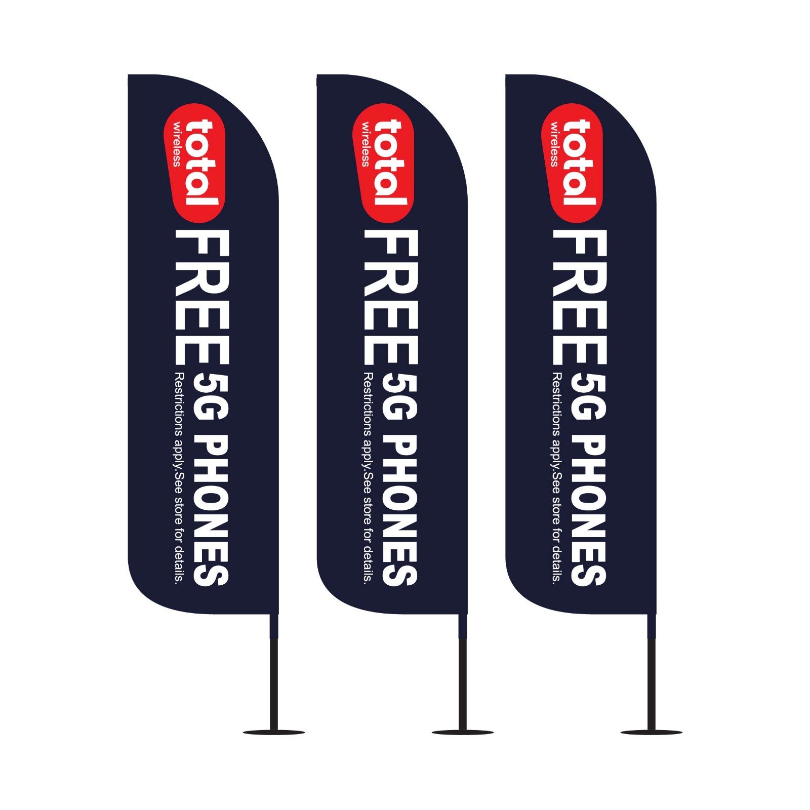 12ft Outdoor Advertising Feather Flags