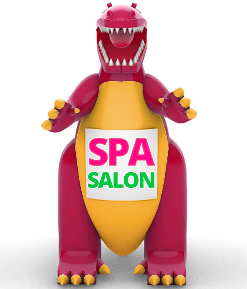 22ft Godzilla Spa, Salon, Barber, and Beauty Parlor Giant Outdoor Advertising Inflatable