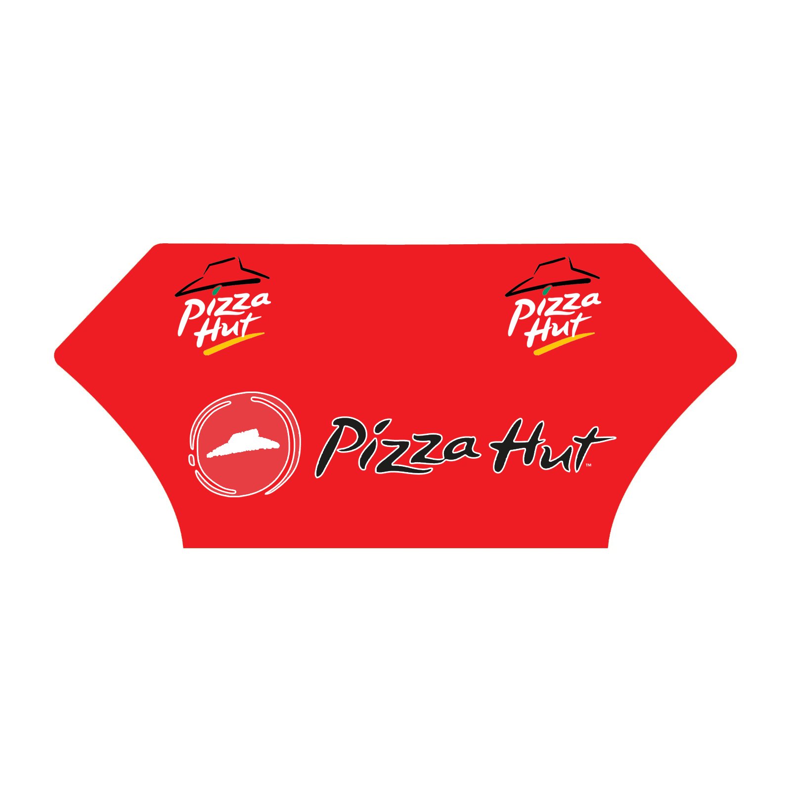 6FT Pizza Hut Advertising Table Cover – High-Quality Custom Table Cloth for Promotions