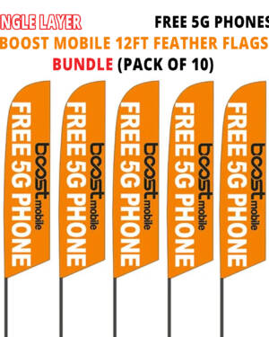 Single-Layer-12ft-Boost-Mobile-Pack-of-10