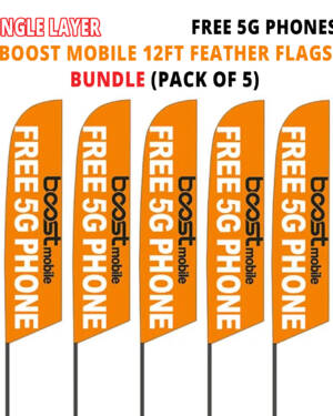 Single-Layer-12ft-Boost-Mobile-Pack-of-5
