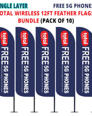 Single-Layer-12ft-Total-Wireless-Deep-Blue-Pack-of-10