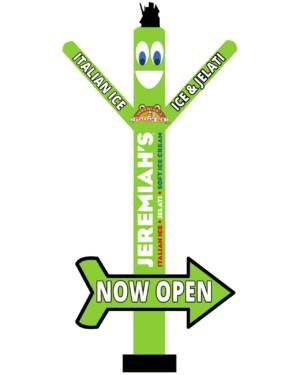 20ft Jeremiah’s Italian Ice Air Dancer with Arrow