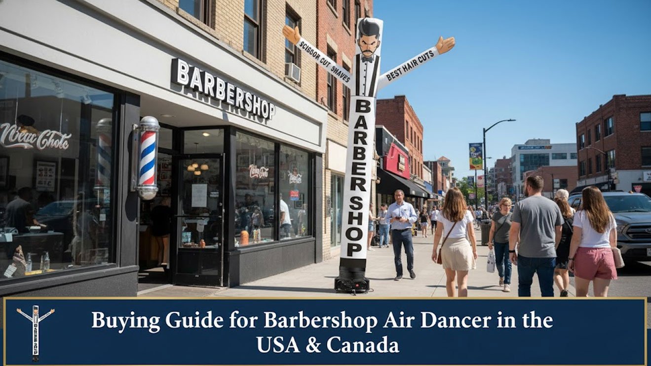 Buy Custom Barbershop Air Dancer in the USA & Canada