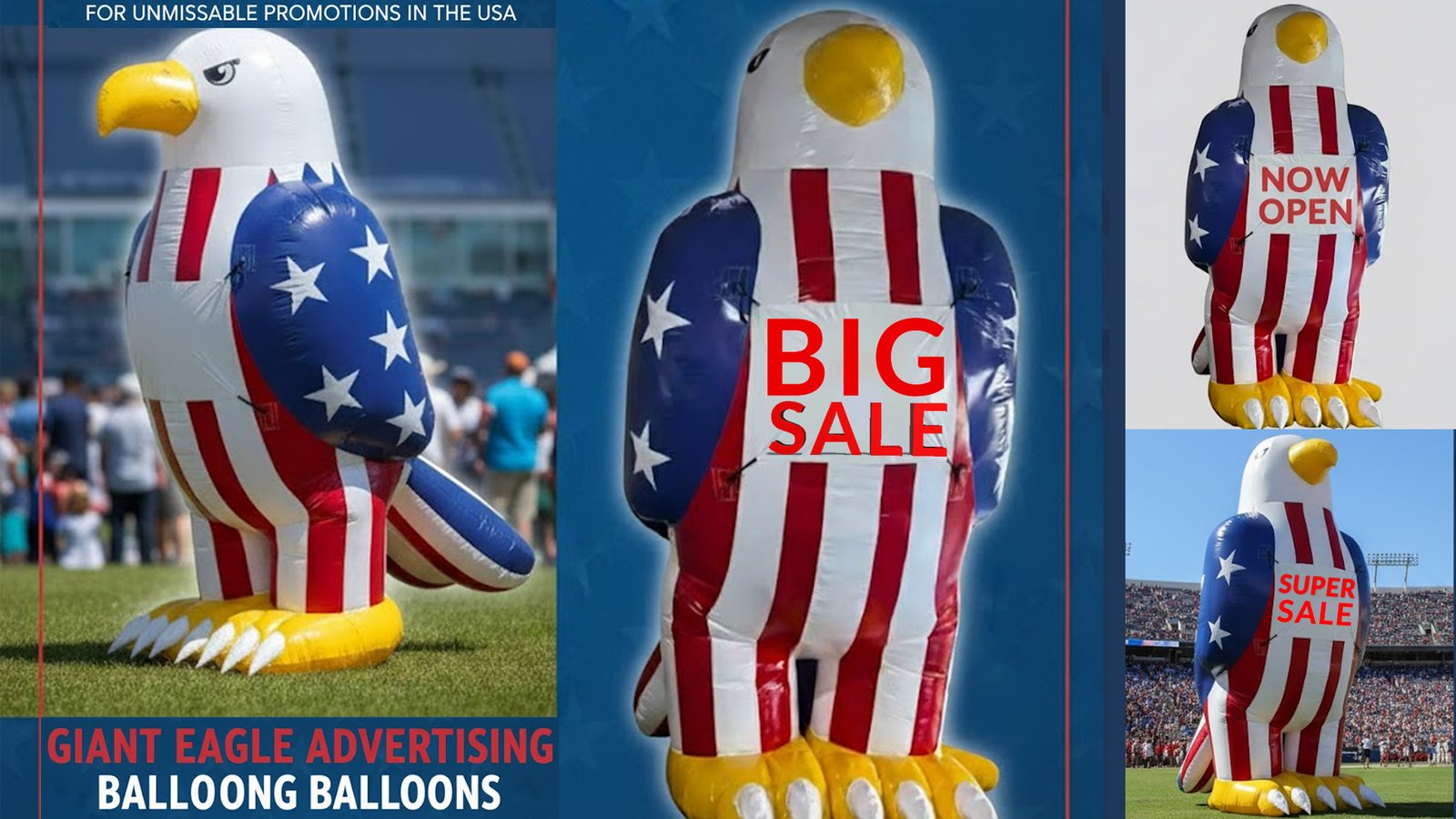 Giant-Eagle-Advertising-Balloons