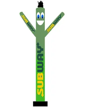 10ft Subway air inflatable tube man