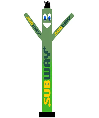 10ft Subway air inflatable tube man