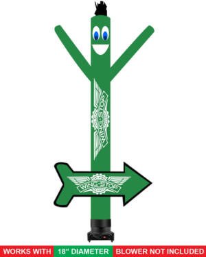 20ft Wingstop air inflatable dancer with arrow