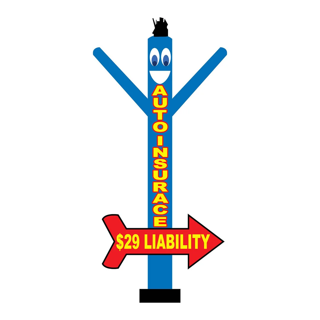 20FT Auto Insurance $29 Liability Air Dancer