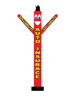 20FT Auto Insurance $29 Liability Inflatable Air Dancer