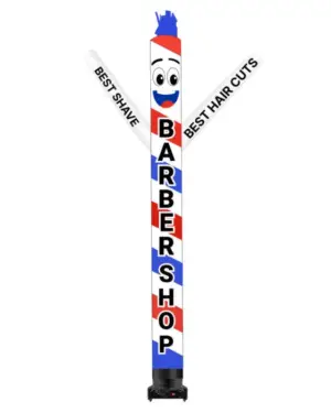 20ft Barber Shop Air Dancer with LED Blower – Drive Traffic and Promote Your Business