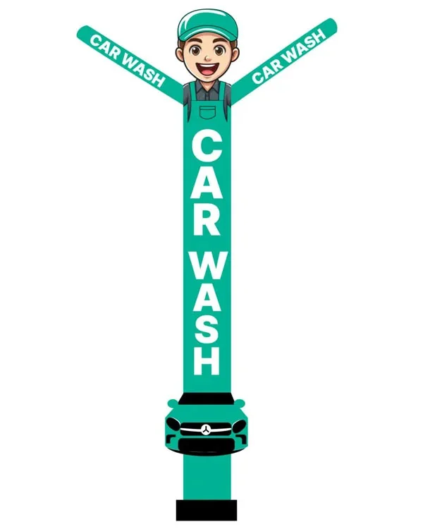 20ft Car Wash Air Dancer with LED Blower