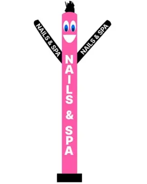 20ft Nails & Spa Air Dancer with LED Blower