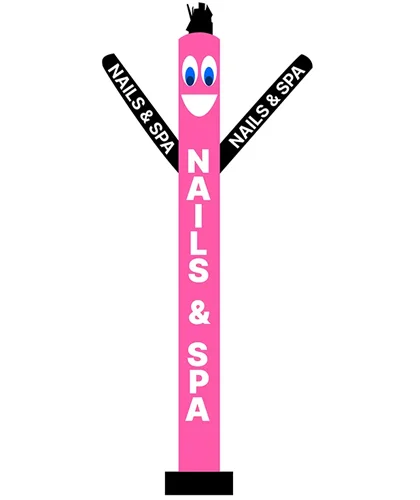 20ft Nails & Spa Air Dancer with LED Blower