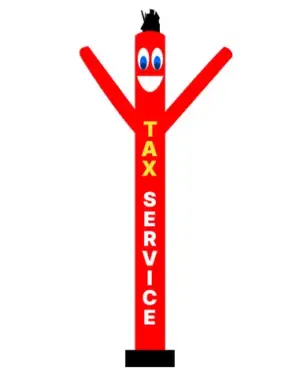 20ft Tax Service Air Dancer with LED Blower