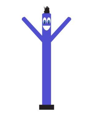10FT Solid Blue Air Dancer Inflatable Tube Man