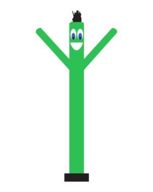 10FT Solid Green Air Dancer Inflatable Tube Man