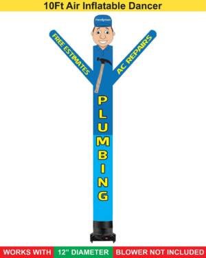 10ft handyman plumbing inflatable air dancer