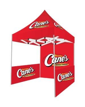 5×5 Raising Cane’s Branded Pop Up Canopy Tent