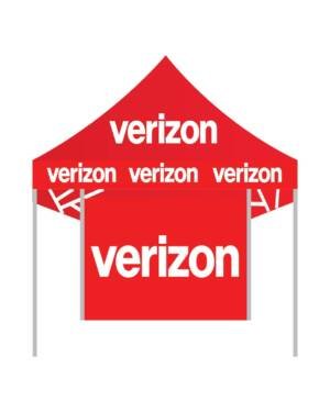 5×5 Verizon pop up canopy tent