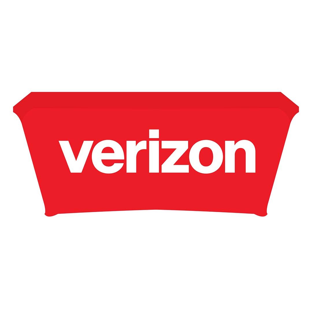 6FT Verizon fitted table cover