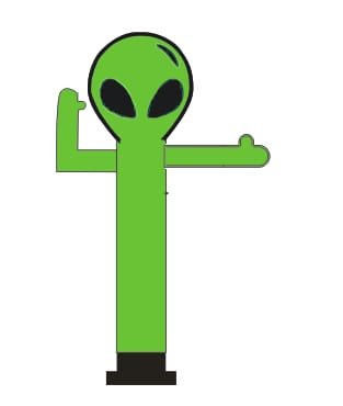 10FT ALIEN WAIVER INFLATABLE