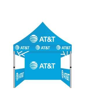 5×5 AT&T branded pop up canopy tent