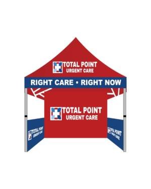 5×5 Total Point Urgent Care pop up canopy tent