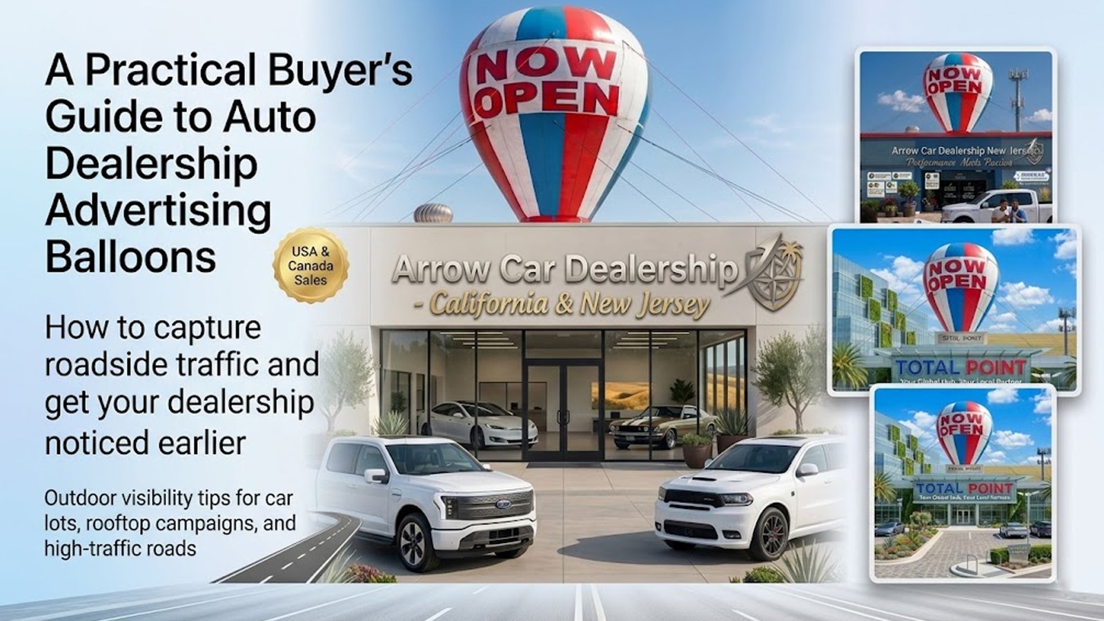 A Practical Buyer’s Guide to auto dealership advertising balloons for Roadside Traffic
