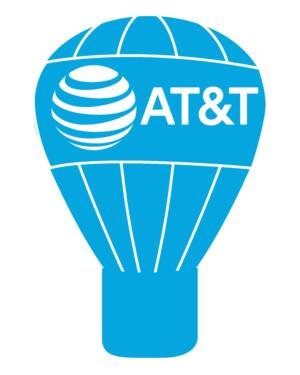 22ft AT&T rooftop advertising balloon
