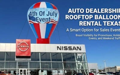 Auto Dealership Rooftop Balloon Rental in Texas