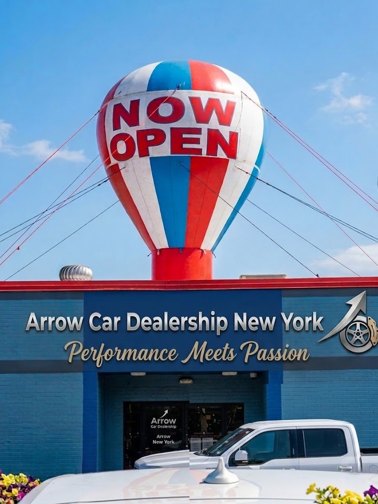 Popular giant rooftop balloon directions for car dealership lot promotion