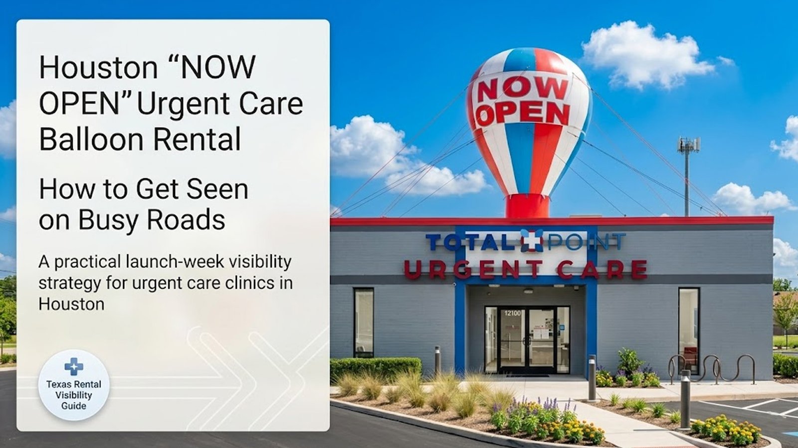 Houston urgent care balloon rental