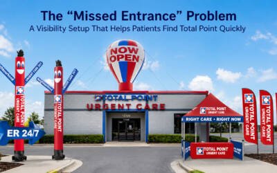 The Missed Entrance Problem: A Visibility Setup That Helps Patients Find Total Point Quickly