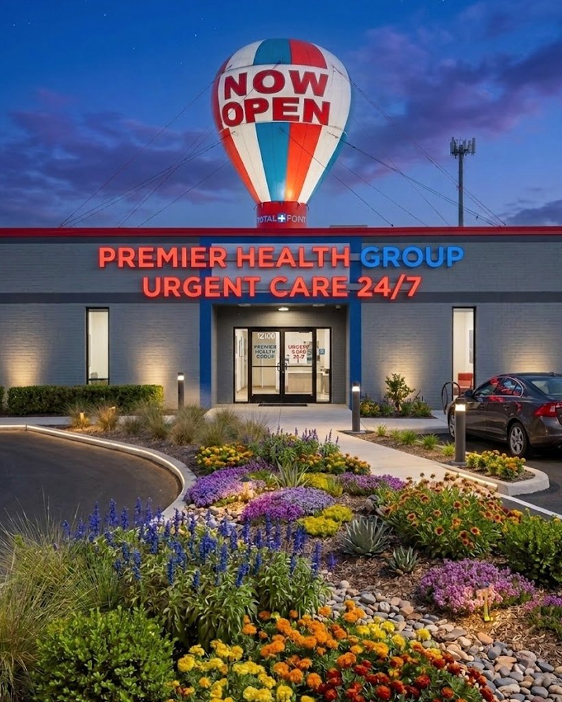 Urgent care advertising inflatable rooftop balloon for sale for clinic visibility