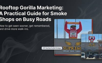 rooftop gorilla marketing for smoke shops