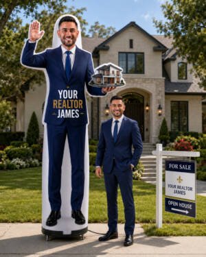 10FT Male Realtor Character Inflatable