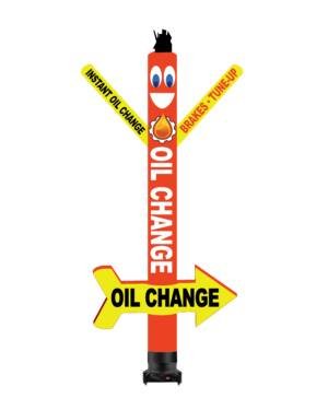 buy 20ft oil change inflatable air dancer with arrow sign