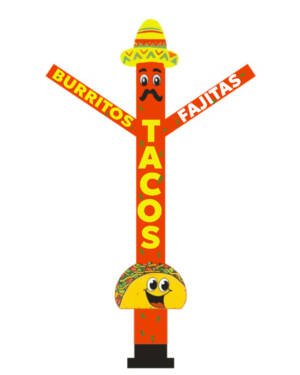 10ft tacos and fajitas inflatable air dancer