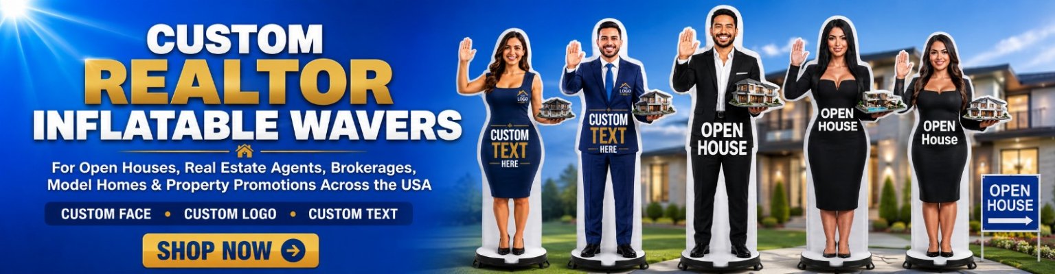 10FT Realtor Character Inflatables