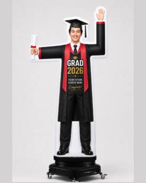 10FT Custom Male Graduation Inflatable Waver
